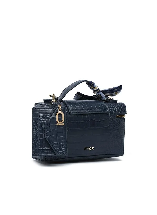 FYOR Textured Lock Vanity Bag BD 180